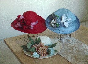 Three big, beautiful hats!