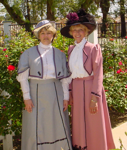 Marie & Donna by roses