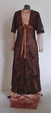 Back view showing train