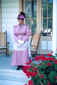 Alex Weyl wearing Bustle Dress